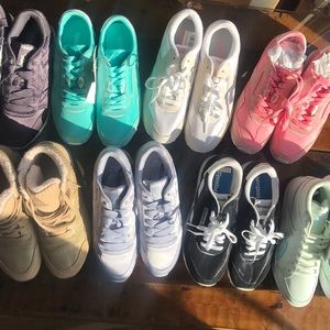 8 total REEBOK women shoes as set size 7, UK4 1/2